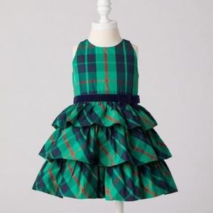 Janie and Jack Tiered plaid dress